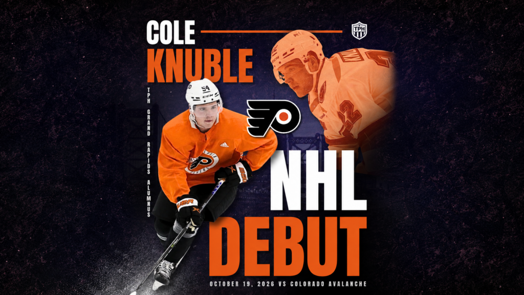 Cole Knuble NHL Debut Graphic